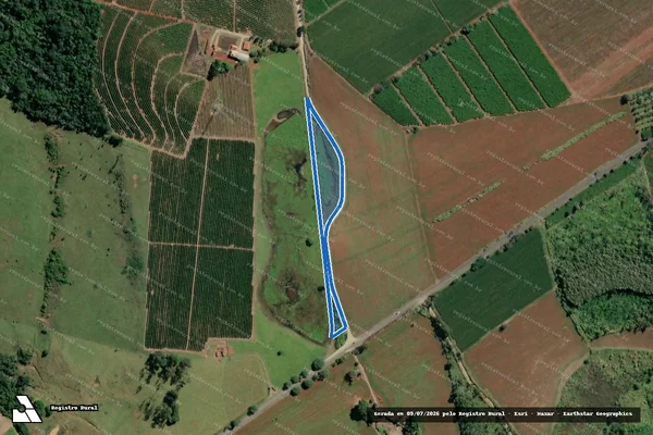 Imagem de satélite de FAZENDA BOA ESPERANÇA - PARCELA 02 em Carlópolis - PR