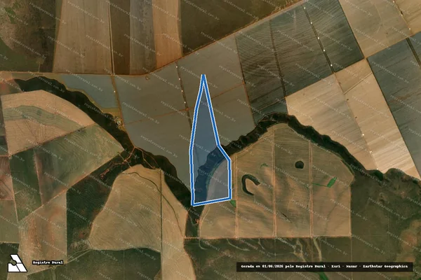 Imagem de satélite de Fazenda Nova Branca III - Parte 2C em Barra do Bugres - MT