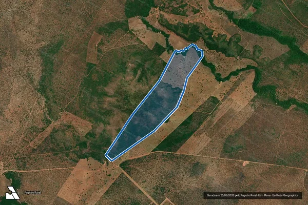 Imagem de satélite de FAZENDA BOM ACERTO - FAZENDA ESPERANÇA em Formosa da Serra Negra - MA
