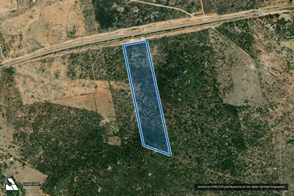 Imagem de satélite de SÍTIO LAGOA RASA - PARCELA 02 em Salgueiro - PE
