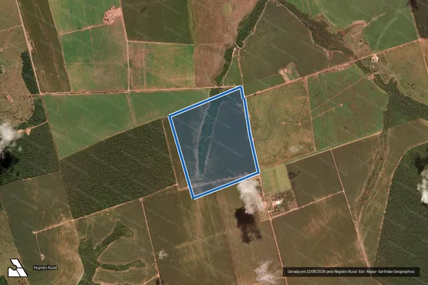 Imagem de satélite de Fazenda Agropan I - Parte 1 em São José do Rio Claro - MT