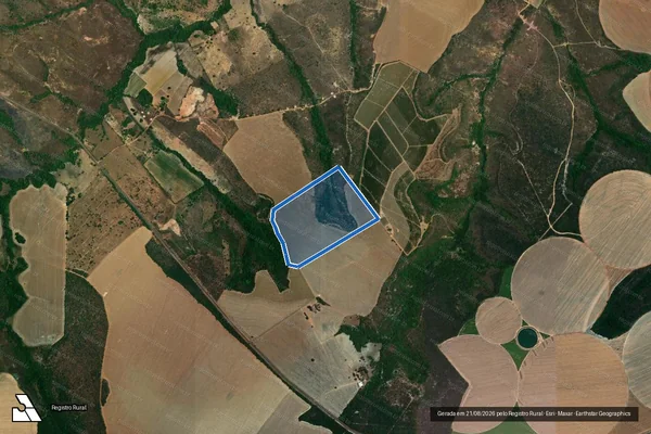 Imagem de satélite de Fazenda Garapa, Santo Antônio do Garapa e Garapuava - Parte 13 em Unaí - MG