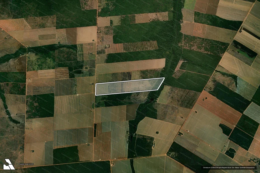 Imagem aérea do item B