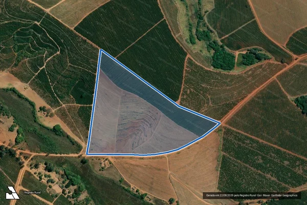 Imagem de satélite de SANTO ANTONIO DO BOM JARDIM - PARCELA 01 em Três Pontas - MG