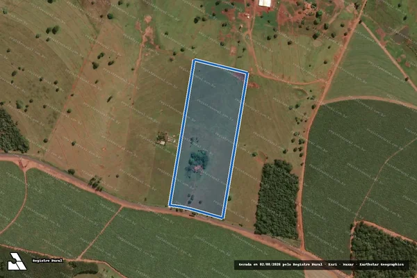 Imagem de satélite de FAZENDA BARREIRO - GLEBA 02 em Limeira do Oeste - MG