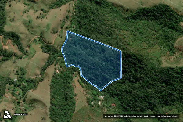 Imagem de satélite de Fazenda Pouso Frio - Parte 1 em São José dos Campos - SP