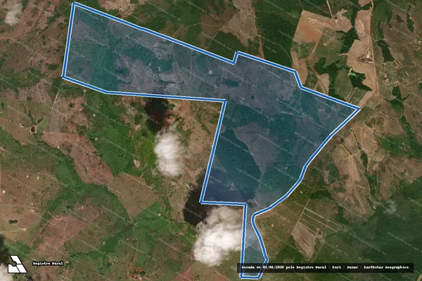 Imagem de satélite de FAZENDA ITUIUTABA II - FAZENDA ITUIUTABA II ? GLEBA I em Conceição do Araguaia - PA