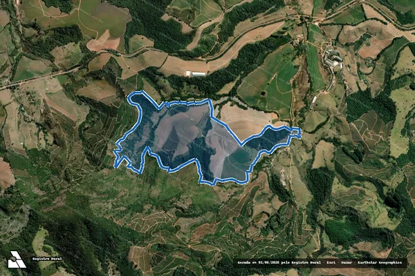 Imagem de satélite de FAZENDA MARIA LAURA - FAZENDA MARIA LAURA em Carmo de Minas - MG