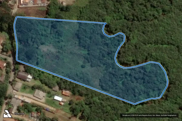 Imagem de satélite de ChácaraKRUPZACK - Parte 1 em São José dos Pinhais - PR