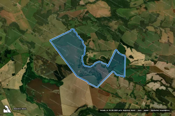 Imagem de satélite de FAZENDA RETIRO JATOBÁ SÃO CÂNDIDO em Ponta Porã - MS