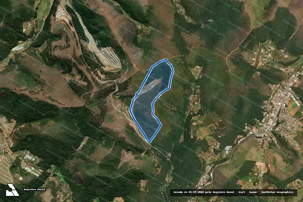 Imagem de satélite de Fazenda Lago Verde - LAGO VERDE em Teresópolis - RJ