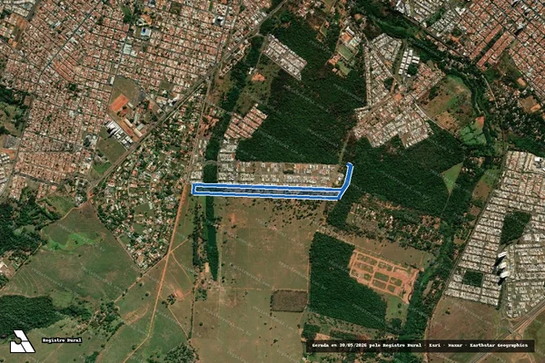 Imagem de satélite de Fazenda Retiro da São José - Parte 1 em Bauru - SP