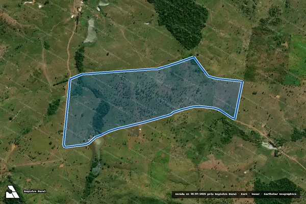 Imagem de satélite de PA BARREIRO COCAL ? LOTE 02-03-50-51 - LOTE  02-03-50-51 - AREA I em Curionópolis - PA