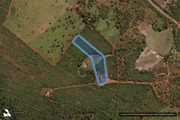Imagem de satélite de Fazenda Bahia Extrema - Parte 1 em Bocaiúva - MG