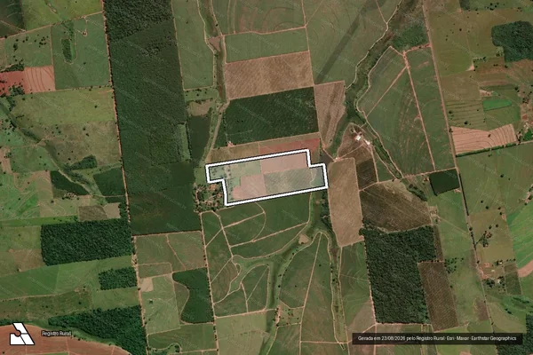 Imagem de satélite de Fazenda Siria em Estrela d'Oeste - SP