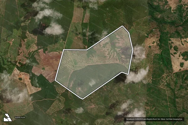 Imagem de satélite de FAZ. BREJINHO, LOTE N° 27, DO LOTEAMENTO BOA ESPERANÇA, 3ª ETAPA, FLS. 01 - FAZ. BREJINHO, LOTE N° 27, DO LOTEAMENTO BOA ESPERANÇA, 3ª ETAPA, FLS. 01 em Dueré - TO