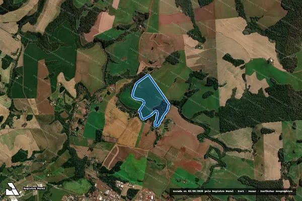 Imagem de satélite de Granja Murilo - PARCELA 02 em Pato Branco - PR