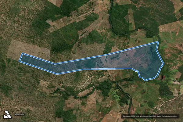 Imagem de satélite de FAZENDA ALVORADA-ANTIGA CRISTOLANDIA - 001 em Sítio Novo - MA