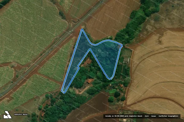 Imagem de satélite de Fazenda Ibiapina - Fazenda Ibiapina ? Gleba A1B em Cravinhos - SP