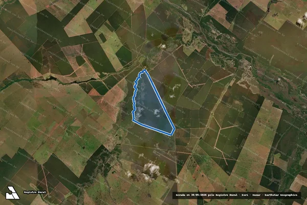 Imagem de satélite de Fazenda Santa Luzia  - Parte 1 em Brasilândia - MS