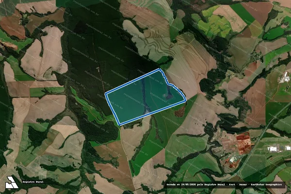 Imagem de satélite de Parte da Fazenda Boa Vista (Sul) - Faz. Boa Vista Sul em Ponta Grossa - PR