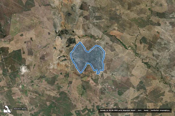Imagem de satélite de FAZENDA SERRINHA - FAZENDA SERRINHA em Iramaia - BA