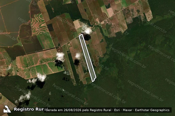 Imagem de satélite de LOTE 08 em Diamantino - MT