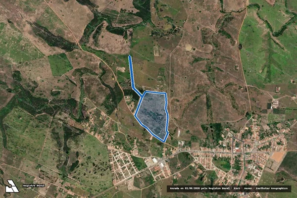 Imagem de satélite de FAZENDA SÃO FRANCISCO - FAZENDA SÃO FRANCISCO em Cumbe - SE