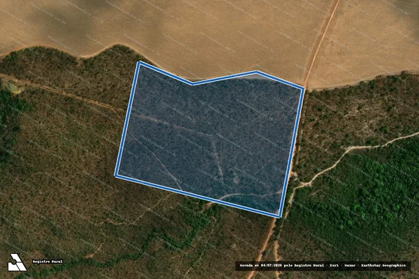 Imagem de satélite de FAZENDA ESTRELA - MATRICULA 331 em Guiratinga - MT