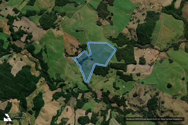 Imagem de satélite de JOSÉ FLORIBALDO RIGON em Guabiju - RS