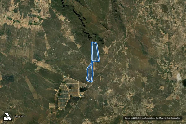 Imagem de satélite de Fazenda - Yara em Oliveira dos Brejinhos - BA