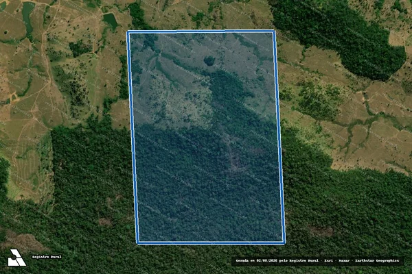 Imagem de satélite de LOTE 03/A GLEBA 17 P.A.D BURAREIRO - LOTE 03/A GLEBA 17 P.A.D BURAREIRO em Cacaulândia - RO