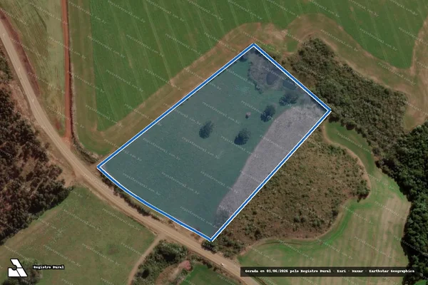 Imagem de satélite de Fazenda Santa Cruz - Parte 1 em Campos Novos - SC