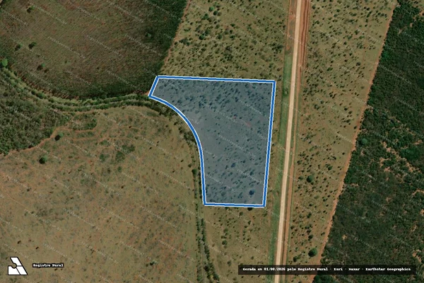Imagem de satélite de FAZENDA RODEIO GLEBA A-2 - DESMEMBRADA 01 em Três Lagoas - MS