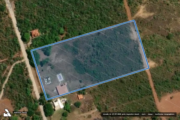 Imagem de satélite de UMA GLEBA DE TERRAS DENOMINADA DE CHÁCARA Nº 38 DESMEMBRADA  DA FAZ. PARANOÁ, PARNOÁ OU SOBRADINHO QUINHÃO 6. - UMA GLEBA DE TERRAS DENOMINADA DE CHÁCARA Nº 38 DESMEMBRADA  DA FAZ. PARANOÁ, PARNOÁ OU SOBRADINHO QUINHÃO 6. em Brasília - DF