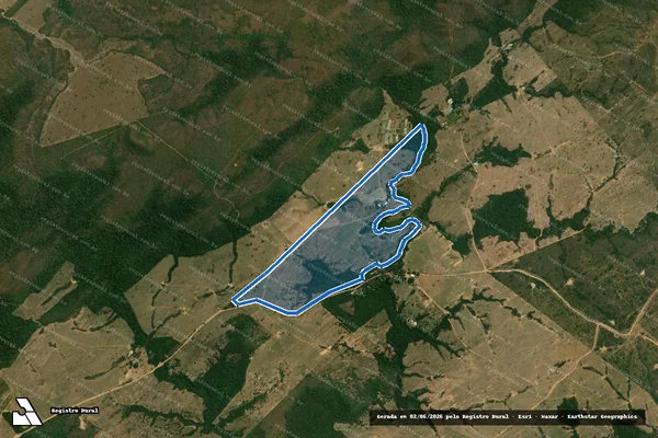 Imagem de satélite de Fazenda Arco-Íris II e III - FAZENDA ARCO-ÍRIS PARTE III em Santo Antônio de Leverger - MT