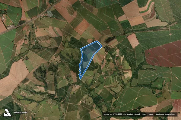 Imagem de satélite de Fazenda São José ? Parte II  - Gleba A em Engenheiro Coelho - SP