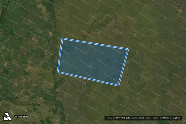 Imagem de satélite de Fazenda Santa Edwirges - Parte 1 em Corumbá - MS