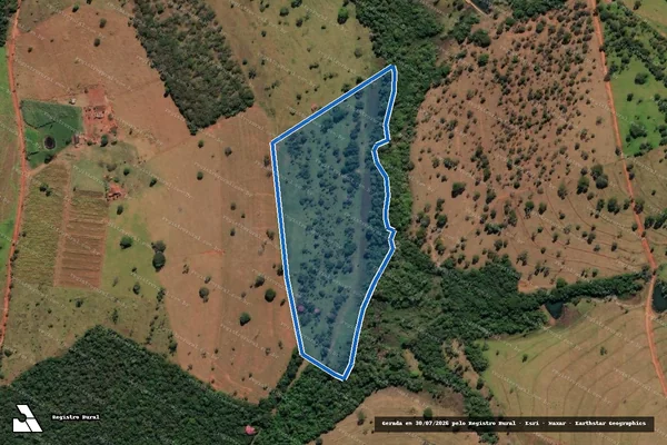 Imagem de satélite de FAZENDA SAMAMBAIA 3 - Parcela 1 em Campina Verde - MG