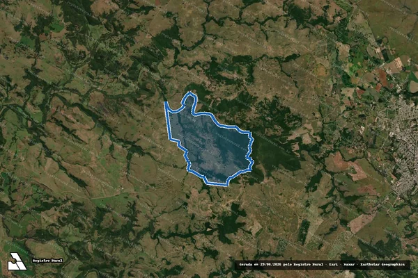 Imagem de satélite de Fazenda Perdigão - Fazenda Perdigão em Santiago - RS