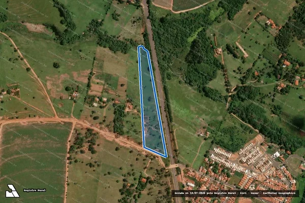 Imagem de satélite de ESTÂNCIA LIBERDADE - Parcela 1 em Iacanga - SP