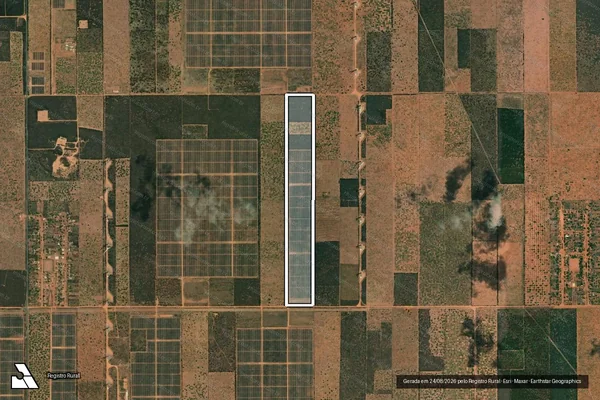 Imagem de satélite de VILA CEARA ? LOTE 19 - Parte 1 em Serra do Mel - RN