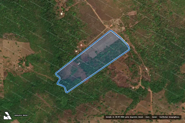 Imagem de satélite de LOTE 114 ? PA AGUA FRIA II - LOTE 114 em Tocantínia - TO