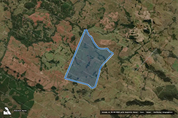 Imagem de satélite de FAZENDA BOA VISTA - Transcrição 71 em Painel - SC