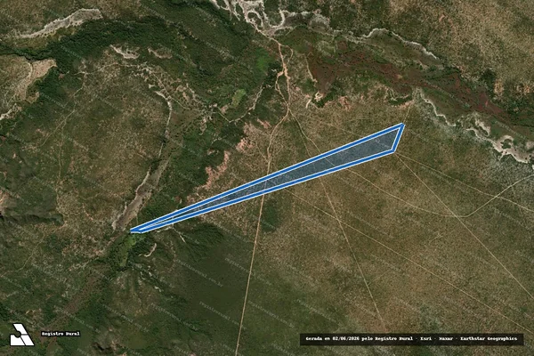 Imagem de satélite de FAZENDA RIACHO FUNDO - 001 em São Francisco - MG