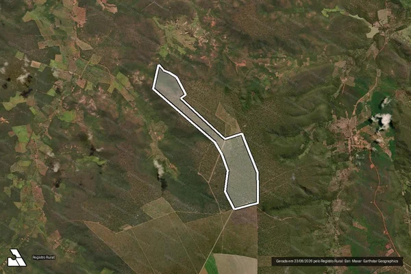 Imagem de satélite de FAZENDA GADO BRAVO - 001 em Pastos Bons - MA