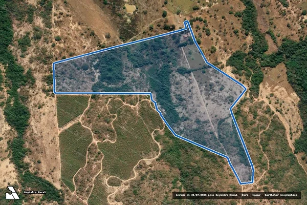 Imagem de satélite de FAZENDA MONTANA - Gleba 02 em Curvelo - MG