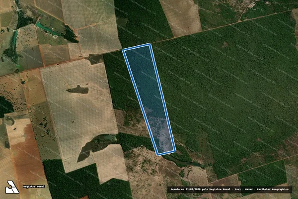Imagem de satélite de Lote – 486 P.A Santo Antônio do Fontoura I / Lote – 486