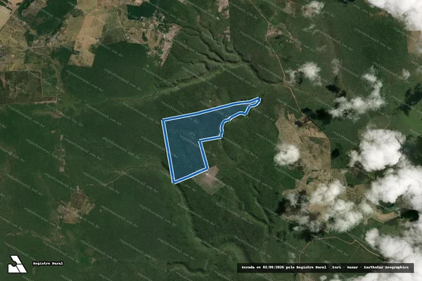 Imagem de satélite de FAZENDA BOA ESPERANÇA - Parte 1 em Morro do Chapéu - BA