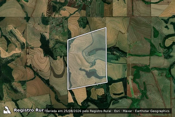 Imagem de satélite de FAZENDA SÃO JOSE I - Parte 1 em Londrina - PR